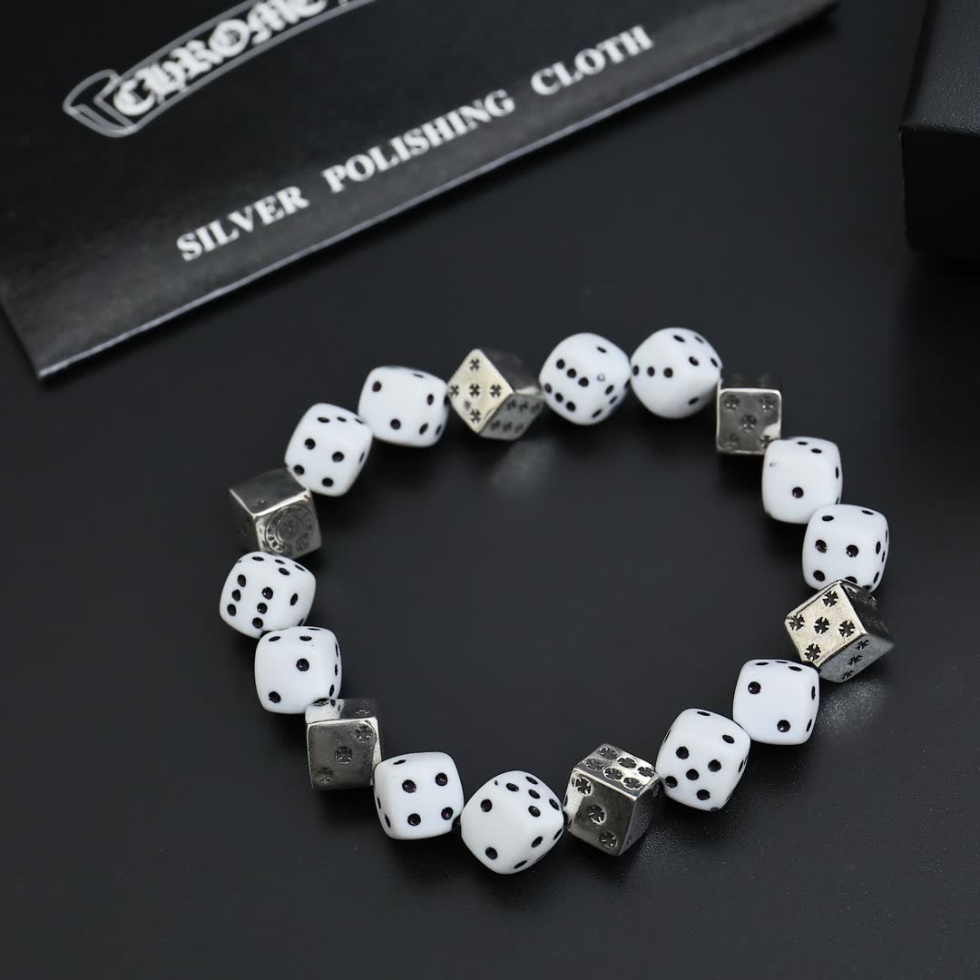Chrome Hearts Dice Bead Bracelet